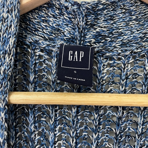 Gap Long Blue Knit Vest - Picture 3 of 4